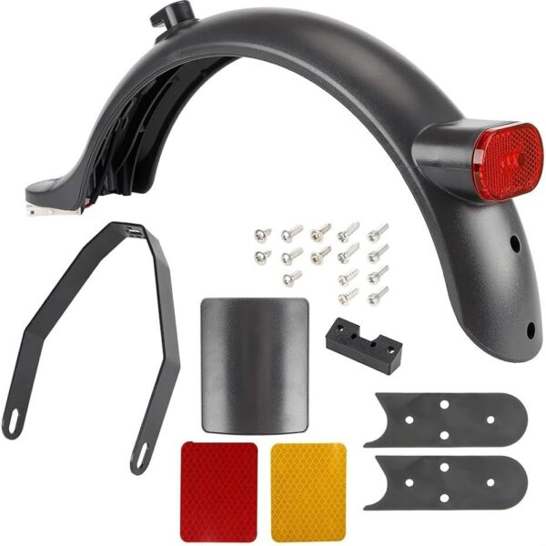 Kit de support de feu arrière pour garde-boue arrière Pro/Pro2, accessoire de rechange robuste pour scooter électrique avec vis et bouchon à vis