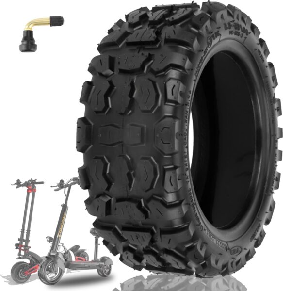 Pneu tout-terrain de remplacement de pneu de neige de 11 pouces 90/65-6,5 pour scooter électrique Dualtron Ultra/Dualtron Thunder/Zero 11x/Speedual Plus, pneu en caoutchouc épais antidérapant résistant à l'usure