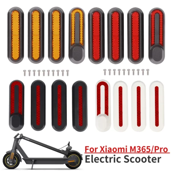 Coque de protection de couvercle de roue pour Scooter électrique Xiaomi Pro 2/M365 Pro, Tube réfléchissant de nuit, accessoires de sécurité